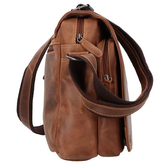 Greenburry Racing Collection Atlanta Aktentaschen Messenger Leder 36 cm