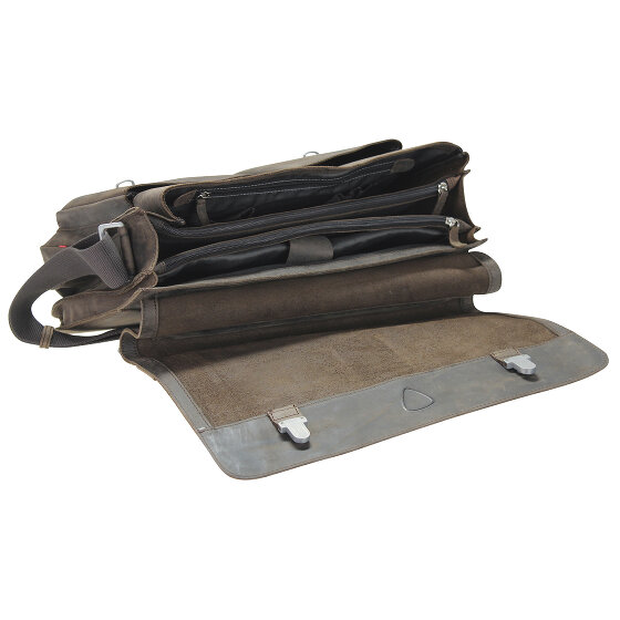 Strellson Richmond Messenger BriefBag XL Leder 41 cm Laptopfach