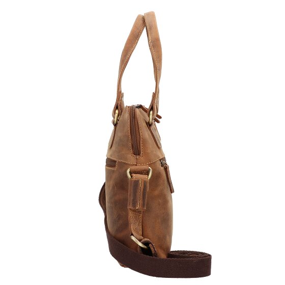 Greenburry Vintage Aktentasche Leder 37 cm Laptopfach