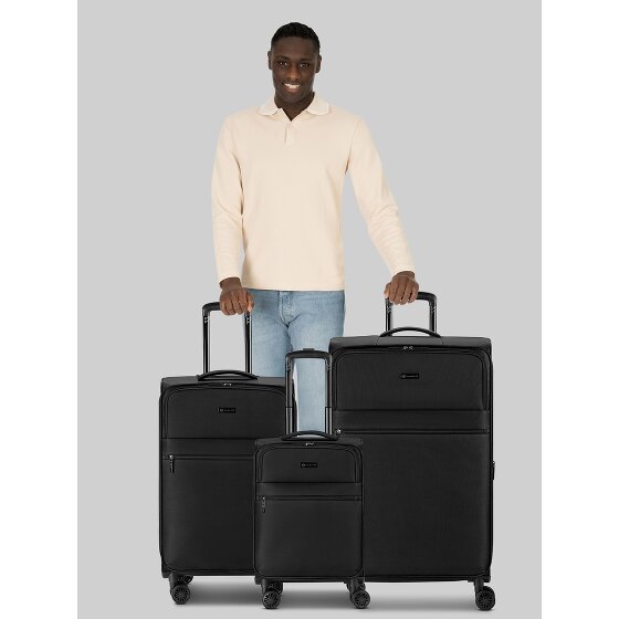 bugatti Valencia Soft 4 Rollen Kofferset 3-teilig mit Dehnfalte