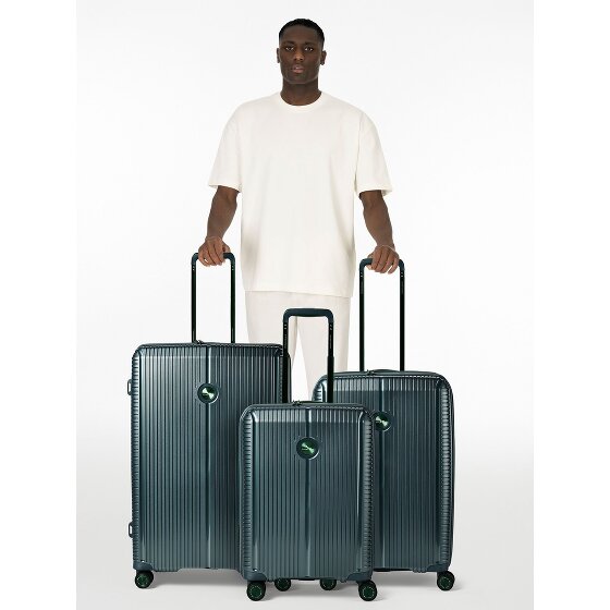 Polestream Paris 4 Rollen Kofferset 3-teilig mit Dehnfalte