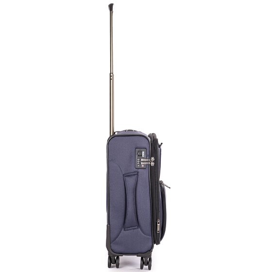 Stratic Bendigo Light + 4 Rollen Kabinentrolley 54 cm mit Dehnfalte
