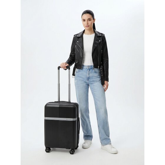 Roncato Airglam 2.0 4 Rollen Kabinentrolley 55 cm mit Dehnfalte