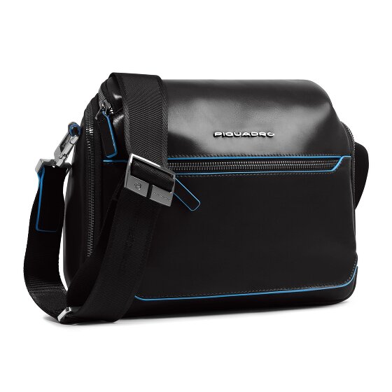 Piquadro Blue Square Umhängetasche Leder 27 cm