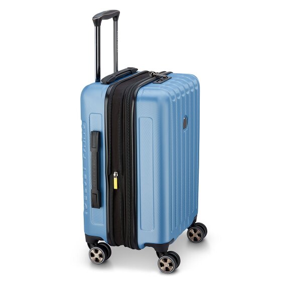 Delsey Paris Longitude 4 Rollen Kabinentrolley 55 cm mit Dehnfalte