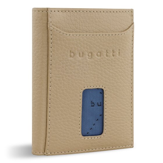 bugatti Secure Slim Geldbörse RFID Schutz Leder 8 cm