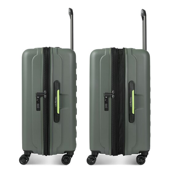 Hedgren Comby Grip M Exp 4 Rollen Trolley 65 cm mit Dehnfalte