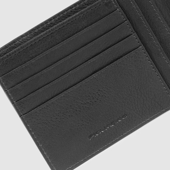 Piquadro Carl Geldbörse RFID Schutz Leder 12.5 cm