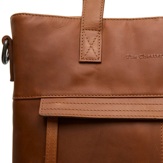 The Chesterfield Brand Nunavik Schultertasche Leder 33 cm Laptopfach