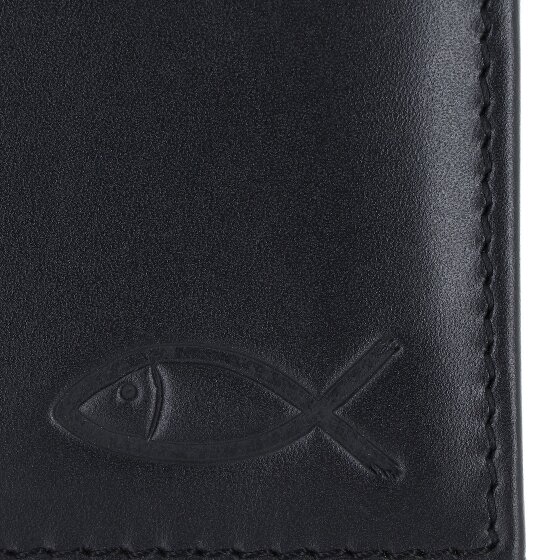 oxmox Leather Geldbörse RFID Schutz Leder 11 cm