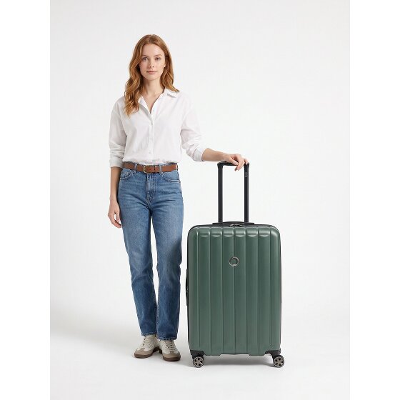 Delsey Paris Longitude 4 Rollen Trolley 69 cm mit Dehnfalte