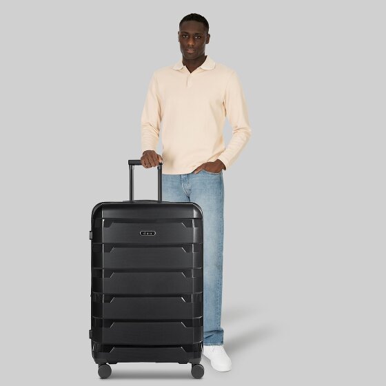 d&n South Dakota 4 Rollen Trolley L 76 cm mit Dehnfalte