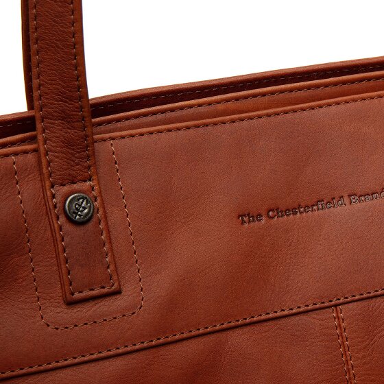 The Chesterfield Brand Solvia Schultertasche Leder 33 cm Laptopfach