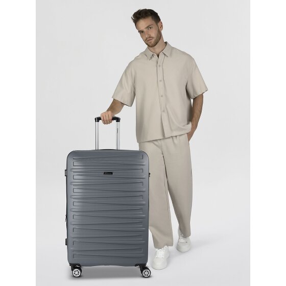 Benzi 5493 4 Rollen Trolley L 77 cm mit Dehnfalte