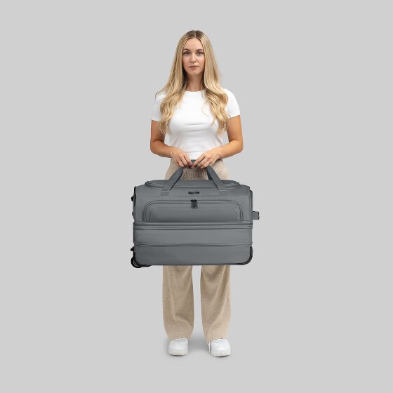 Redolz Duffle Essentials 2-Rollen Reisetasche 55 cm M mit Dehnfalte