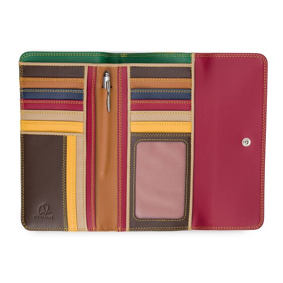 Mywalit Tri-fold Zip Wallet Geldbörse Leder 17 cm