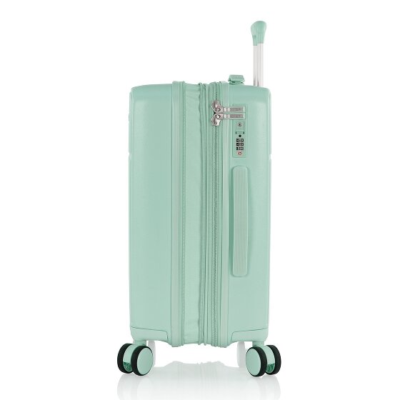 Heys Pastel 4 Rollen Kabinentrolley S 53 cm mit Dehnfalte