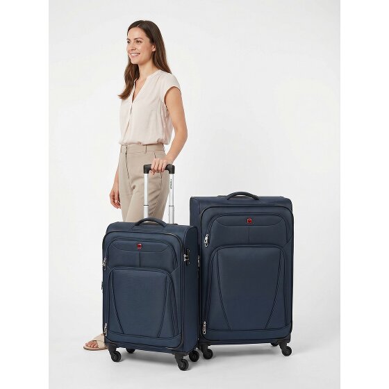 Wenger Beaumont 4-Rollen Kofferset M+L mit Dehnfalte