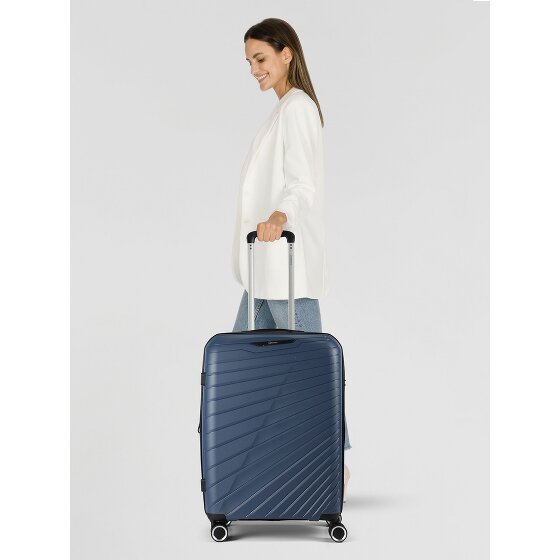 Benzi 5808 4 Rollen Trolley 65 cm mit Dehnfalte