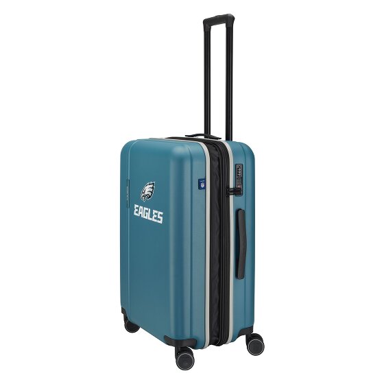 Travelite travelite x NFL 4 Rollen Trolley M 67 cm mit Dehnfalte