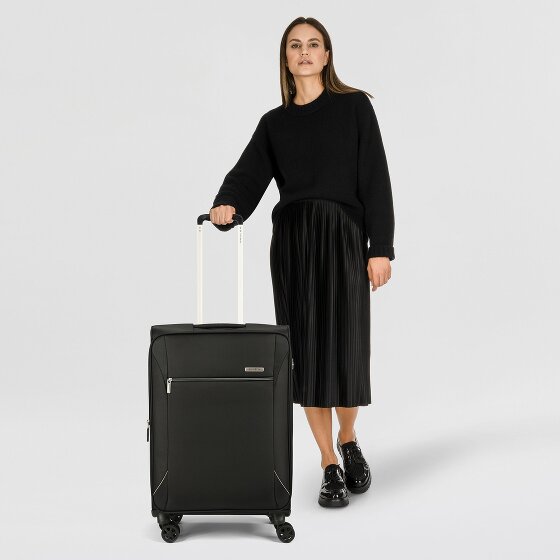 Samsonite Base Breeze 4 Rollen Trolley 67 cm mit Dehnfalte