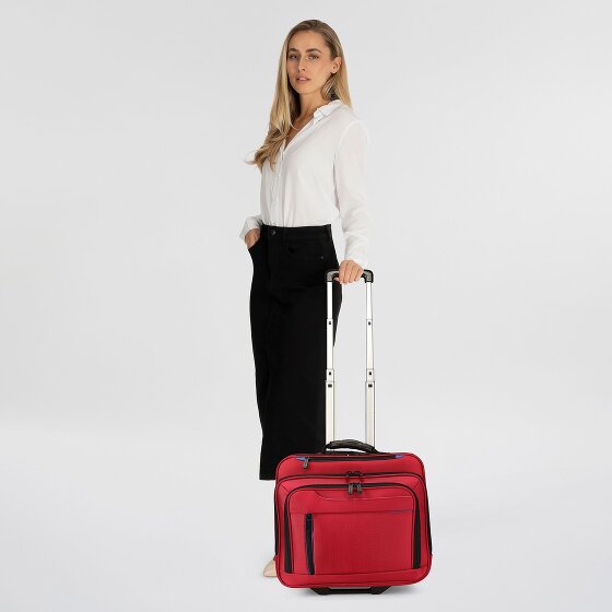 Dermata 2 Rollen Businesstrolley 38 cm Laptopfach