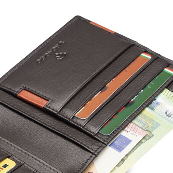 Roncato Monaco Geldbörse RFID Schutz Leder 12 cm