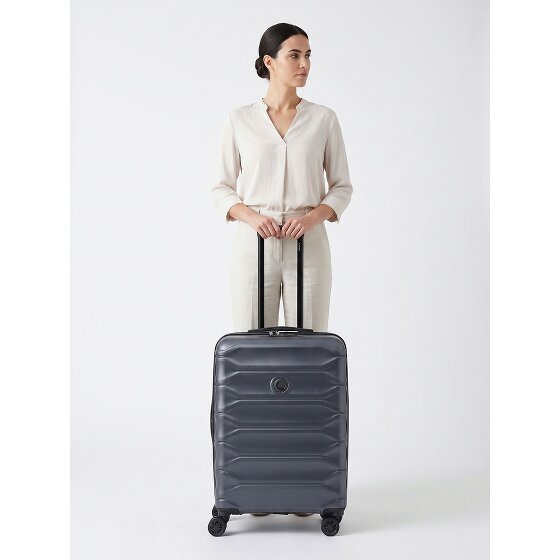 Delsey Paris Meteor 4 Rollen Trolley 68 cm mit Dehnfalte