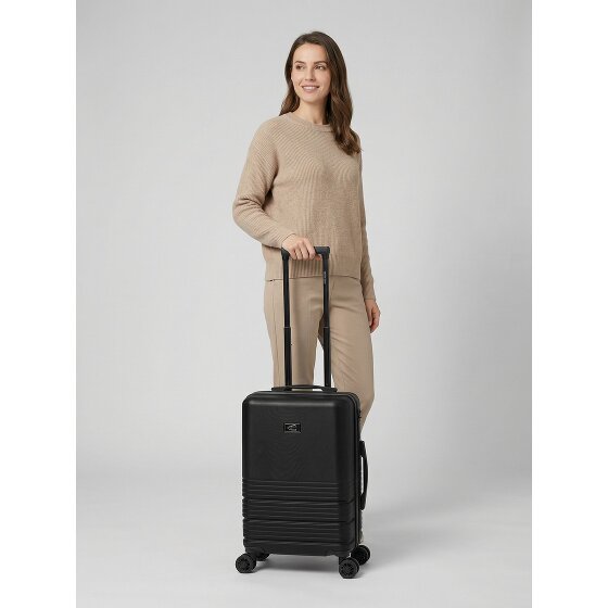 camel active Hanoi 4 Rollen Kabinentrolley S 55 cm mit Dehnfalte