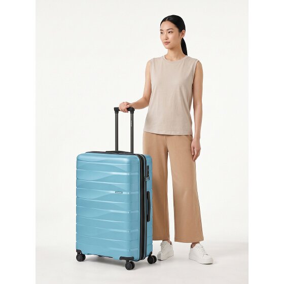 Bergpfeil Travel 4 Rollen Trolley L 75 cm mit Dehnfalte