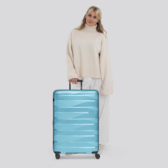 Bergpfeil Travel 4-Rollen Trolley L 75 cm mit Dehnfalte