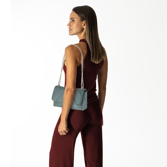 Patrizia Pepe Fly Padded Umhängetasche Leder 25 cm