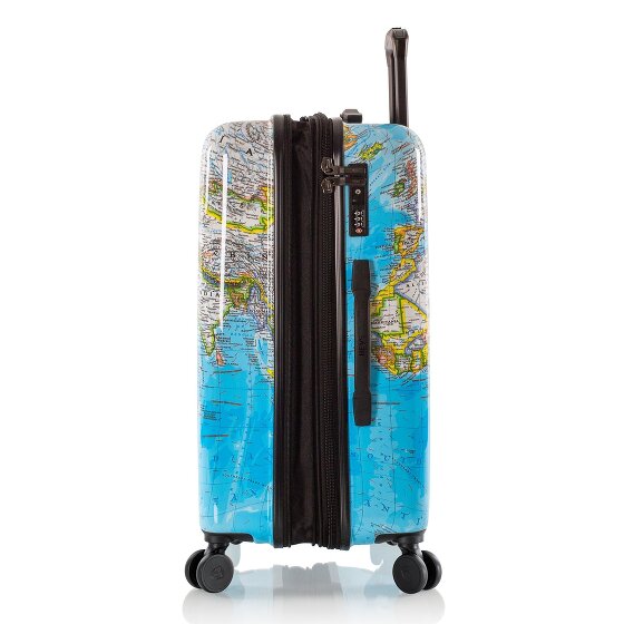 Heys Black Camo 4 Rollen Trolley M 66 cm mit Dehnfalte
