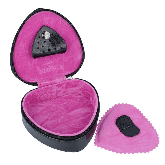 Windrose Merino Moda Schmuckdose Leder 9 cm