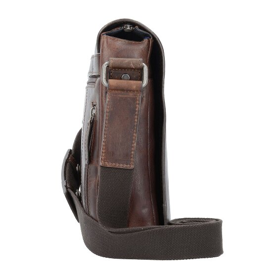 Leonhard Heyden Roma Messenger Leder 31 cm Laptopfach