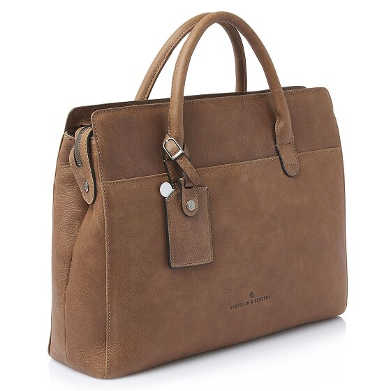 Castelijn & Beerens Carisma Shopper Tasche RFID Schutz Leder 41 cm Laptopfach