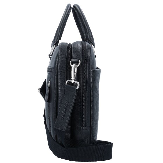 Leonhard Heyden Berlin Aktentasche Leder 39 cm Laptopfach