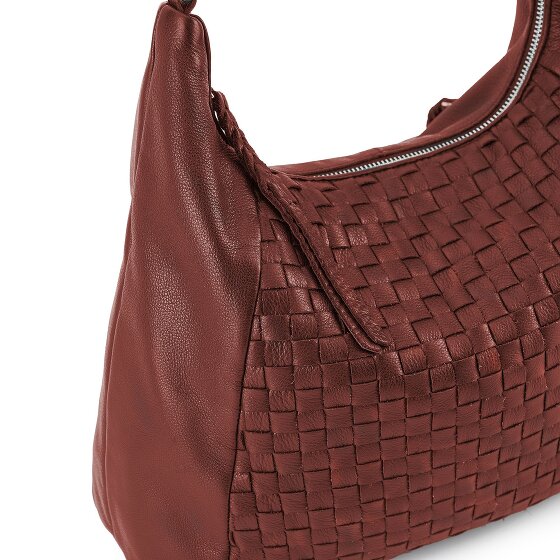 FredsBruder Calm Weave Schultertasche Leder 38 cm