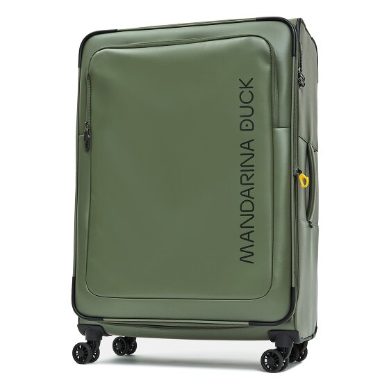 Mandarina Duck Eco Coated 4 Rollen Trolley XL 83 cm mit Dehnfalte