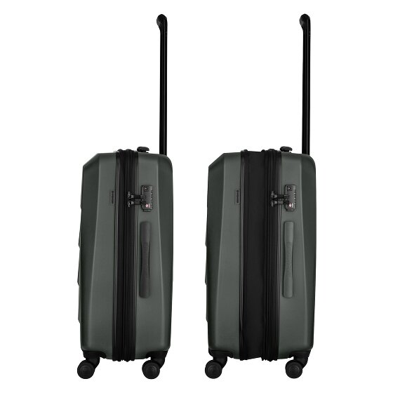 Wenger Prymo 4 Rollen Trolley M 65 cm mit Dehnfalte