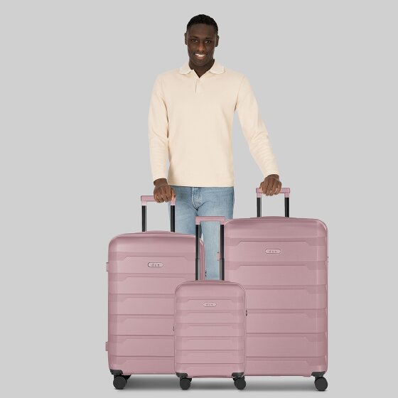 d&n South Dakota 4 Rollen Kofferset 3-teilig mit Dehnfalte