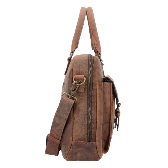 Harold's Antic Collection Aktentasche Leder 40cm Laptopfach
