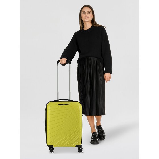 Benzi 5808 4 Rollen Kabinentrolley 55 cm mit Dehnfalte