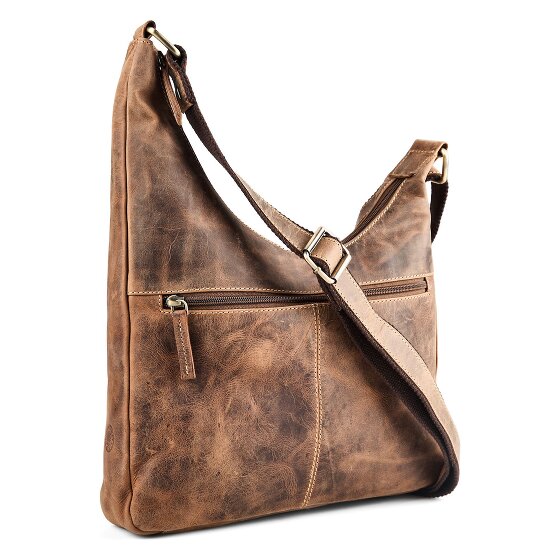 Greenburry Vintage Umhängetasche Leder 31 cm