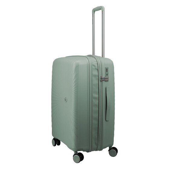 Travelite Tamaris x Travelite Voyaage 4 Rollen Trolley M 66 cm mit Dehnfalte