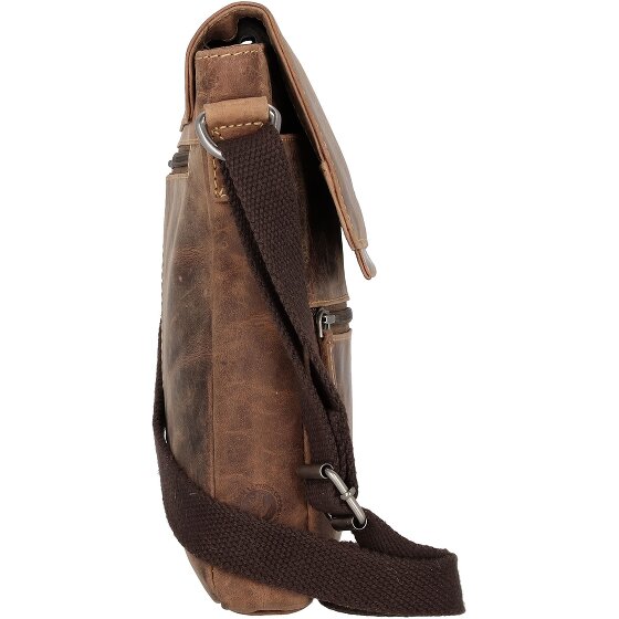 Greenburry Vintage Umhängetasche Leder 22 cm