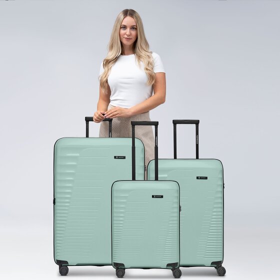 Farmhood Eco Edition 4 Rollen Kofferset 3-teilig mit Dehnfalte