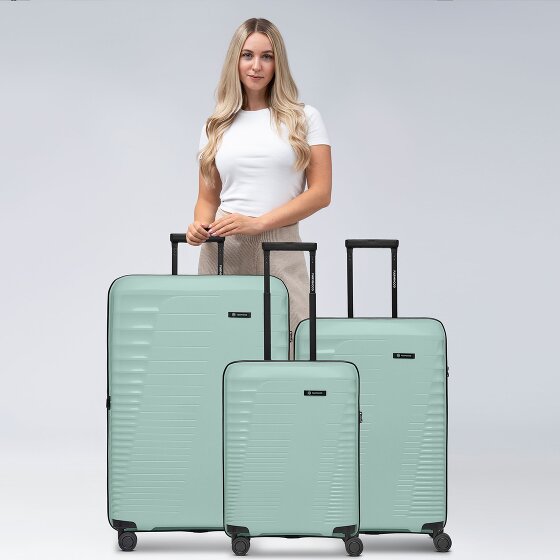 Farmhood Eco Edition 4 Rollen Kofferset 3-teilig mit Dehnfalte