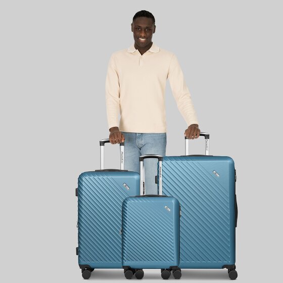 Check.In Paradise 2.0 4 Rollen Kofferset 3-teilig mit Dehnfalte