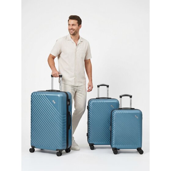 Check.In Paradise 2.0 4 Rollen Kofferset 3-teilig mit Dehnfalte
